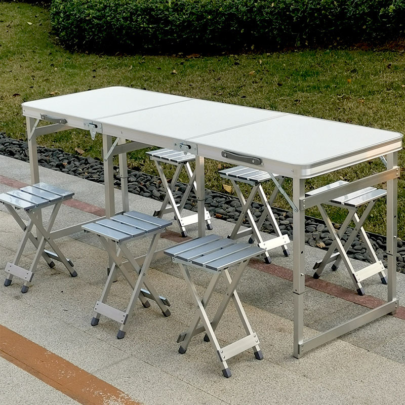 户外折叠桌椅便携式摆摊桌夜市展业广告宣传地推桌简易露营烧烤桌