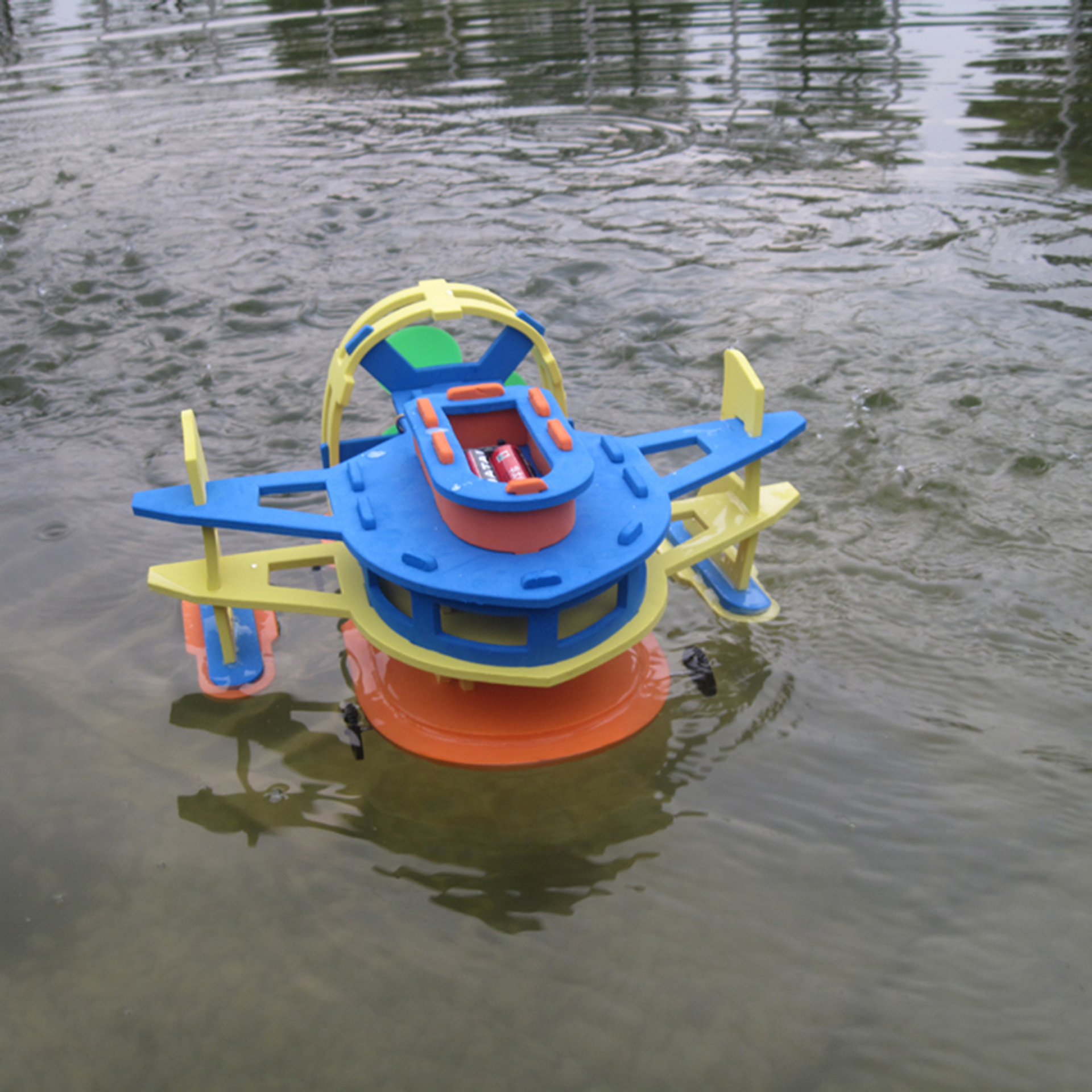 学生科技制作小发明diy手工材料电动风力船物理科学实验玩具大号