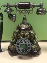 复古电话机外贸跨境电话机仿古工艺品摆设欧式电话机美韵声