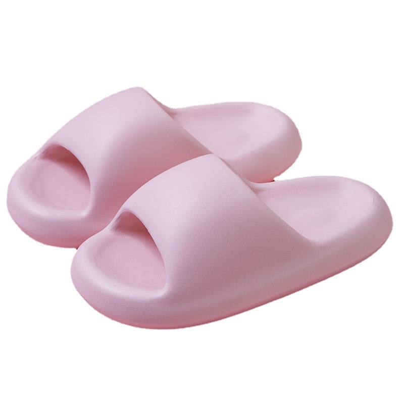 [Spot Delivery] Drooping Bread Slippers for Women Summer Outdoor Couple Simple Thick Bottom Household Sandals for Men