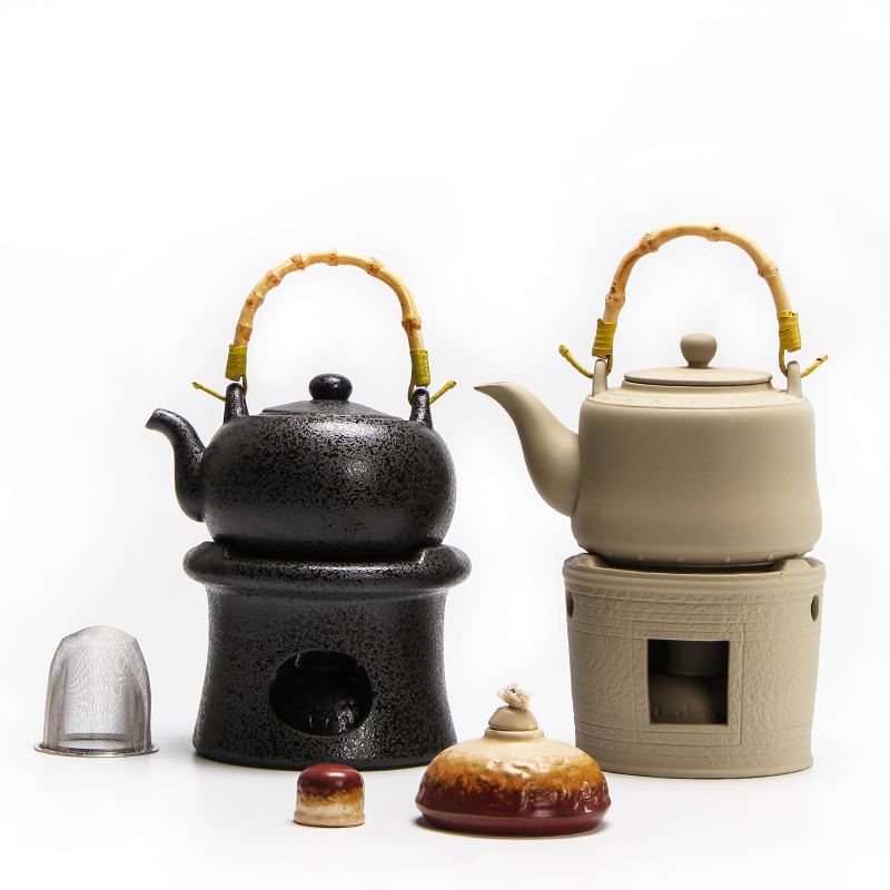 围炉碳炉茶壶酒精炉煮茶炉陶瓷煮水壶煮茶器温茶温酒器烤茶罐罐茶