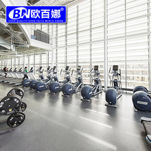 欧百娜健身房地胶室内私教pvc运动地胶垫健身工作室专用运动地板