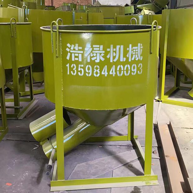 建筑侧出料混凝土料斗 工地斜下料塔吊料斗 定做斜口歪嘴塔机料斗