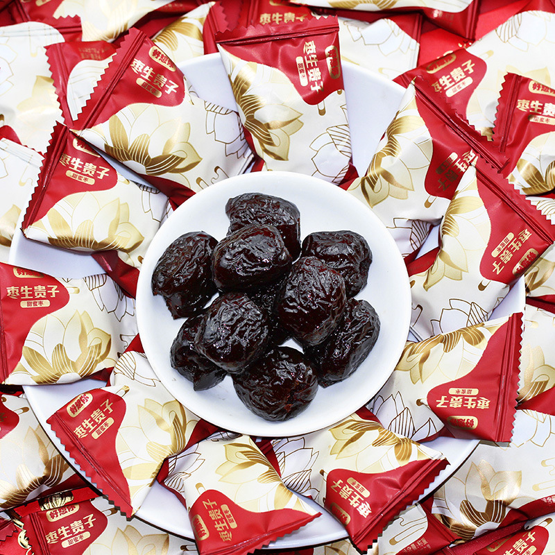 好想你枣生贵子甜蜜枣散称批发结婚红枣喜糖果去核阿胶枣零食