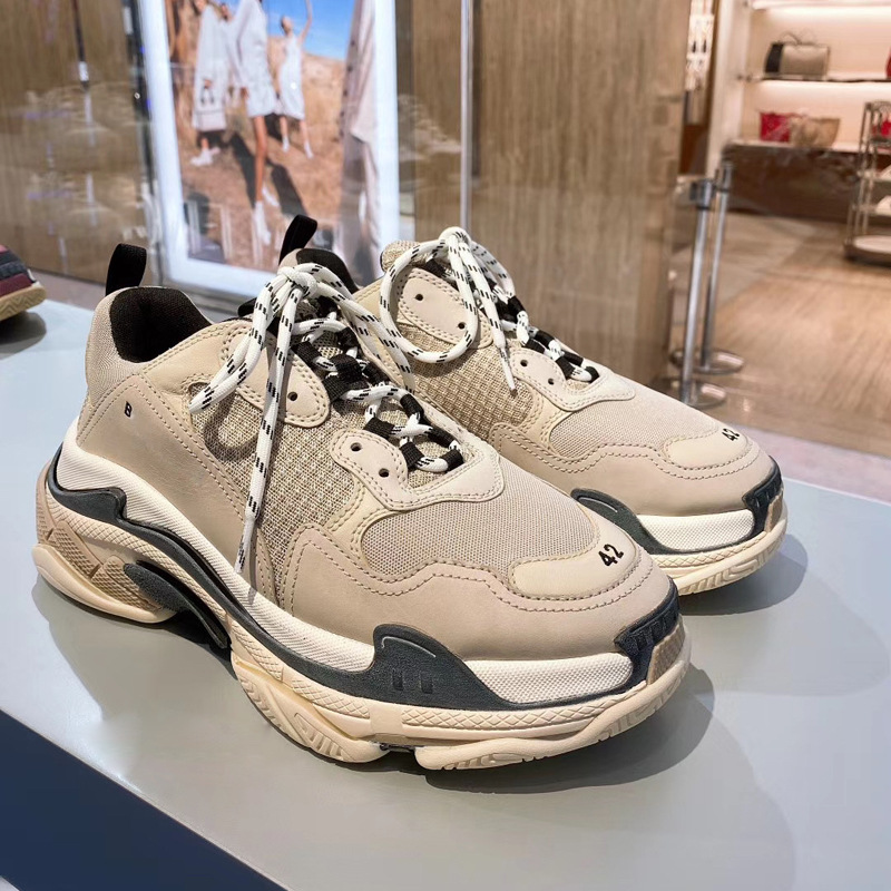 巴黎triples老爹鞋女一代新款厚底增高情侣休闲鞋男百搭显瘦b家鞋