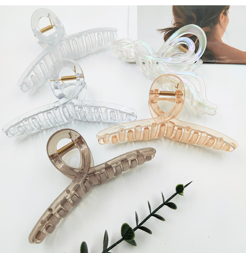 Shark grab-feel hairpin summer new back head updo headwear Internet celebrity bai 掿 pic 11