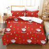 2021 Santa Claus Four piece suit Cross border Electricity supplier Home textiles The bed Three Quilt cover pillowcase picture Amazon