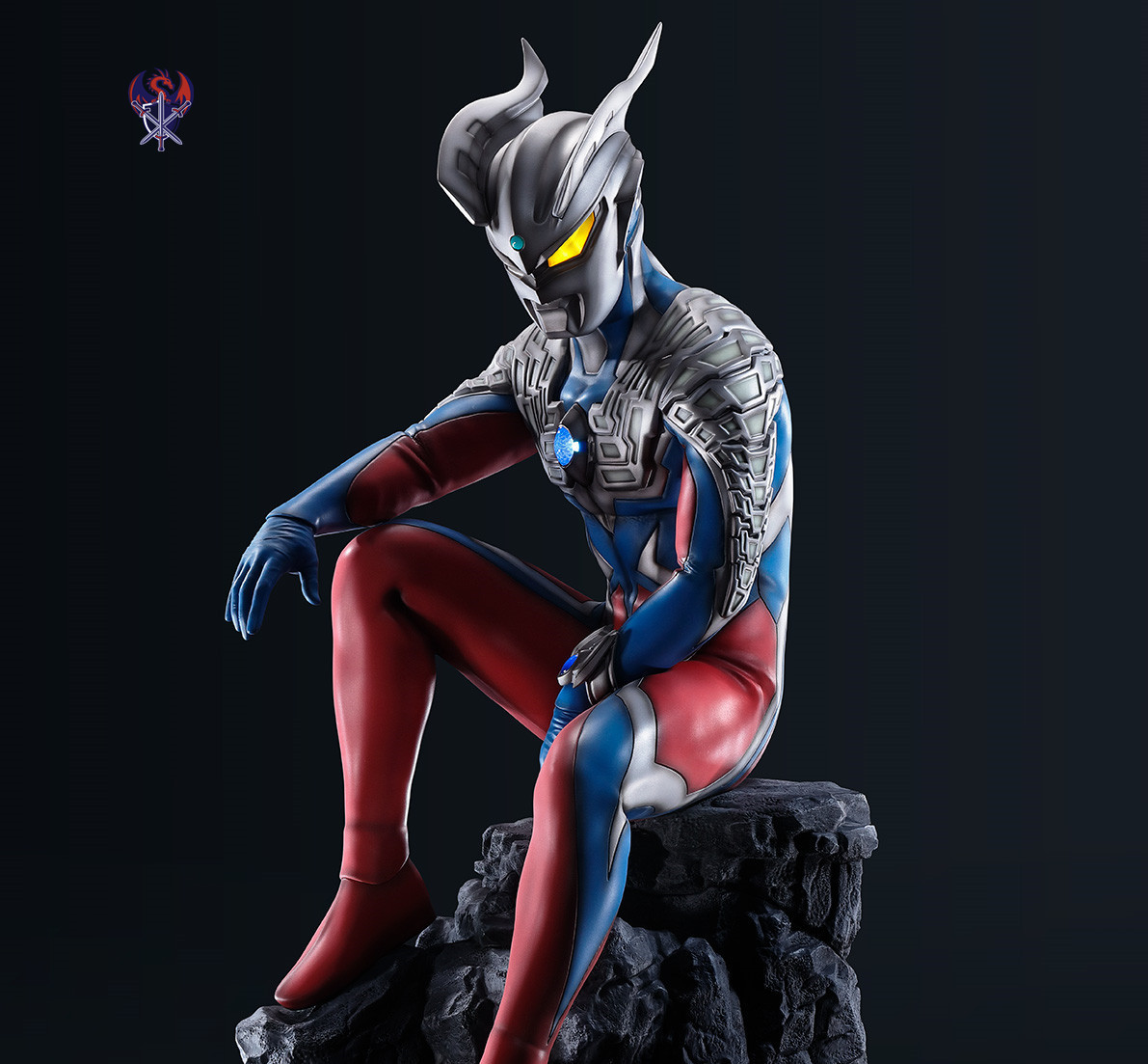 日漫动漫周边手办 赛罗奥特曼 可发光 高端树脂雕像动漫手办摆件