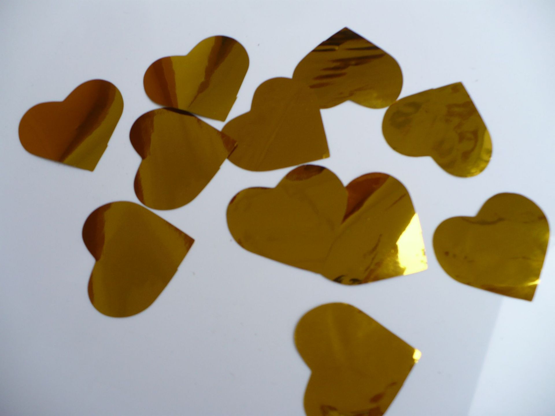 混彩金色电光纸长方片彩虹机气球用深红电光纸2*5cm片状手抛亮纸