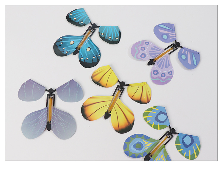 Flying Small Butterfly Puffed Butterfly Free Butterfly New Exotic Children's Magic Props Toy Manufacturer