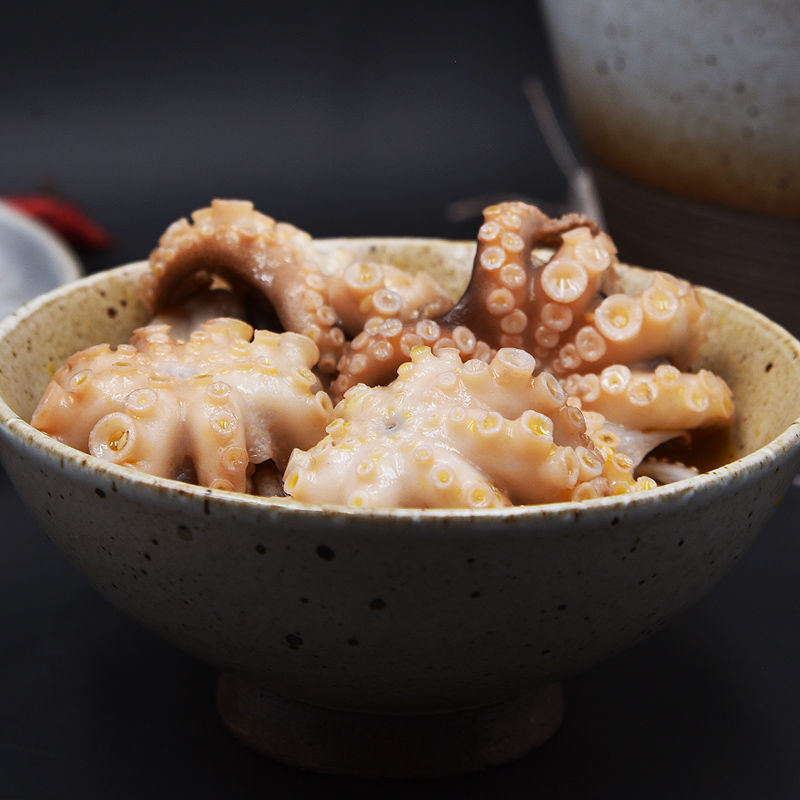 海鲜八爪鱼熟食罐装爆头章鱼吃的麻辣食品小海鲜罐装下饭熟食懒人