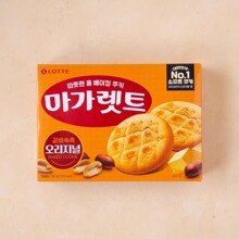 韩国进口乐天玛佳丽原味摩卡味花生夹心饼干下午茶小吃休闲零食