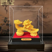 Ru Yi ornaments velvet sand gold hundred wealth如意摆件跨境