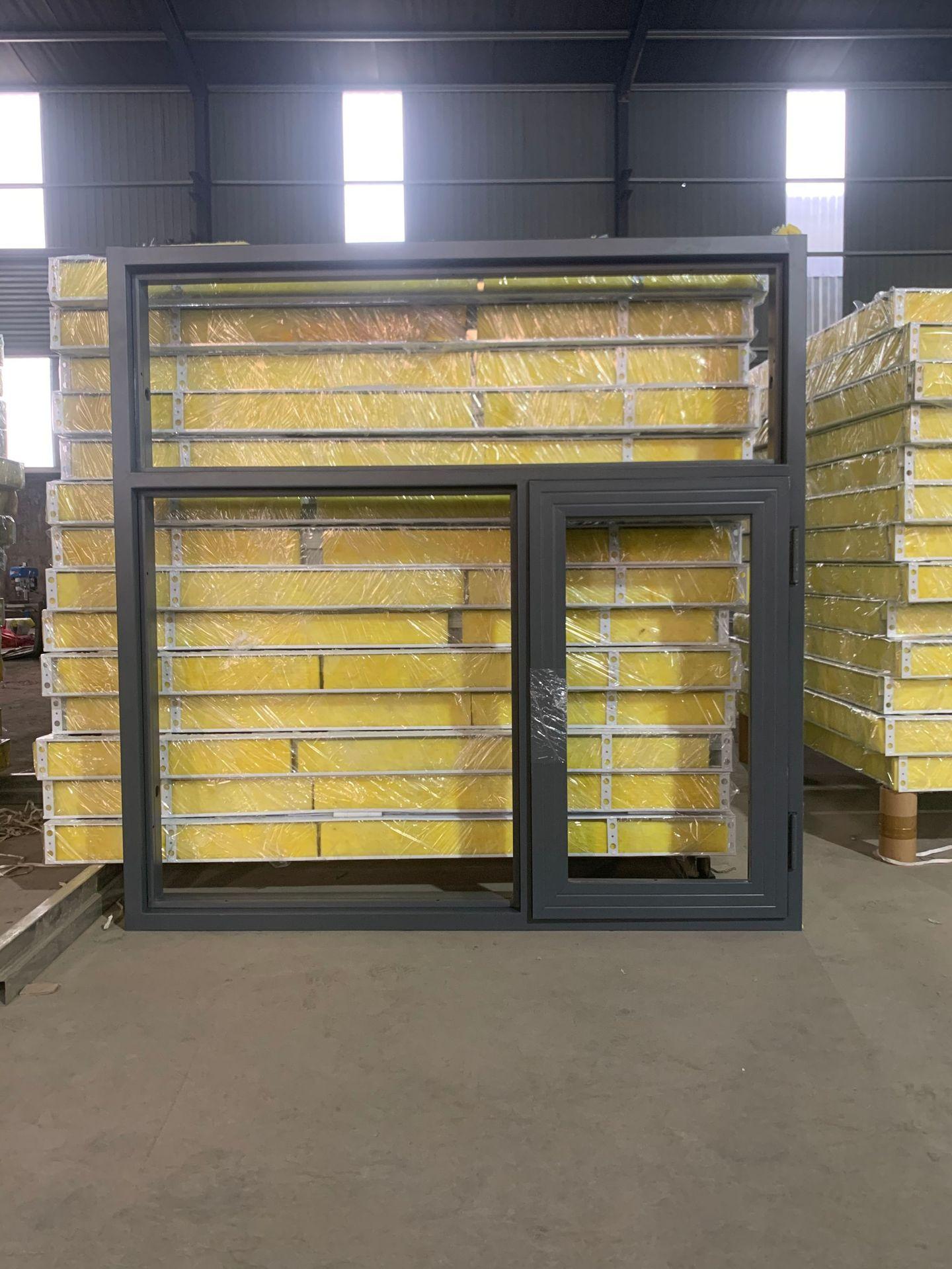 厂家供应防火窗 60 100型材钢制防火窗 非隔热钢制防火窗