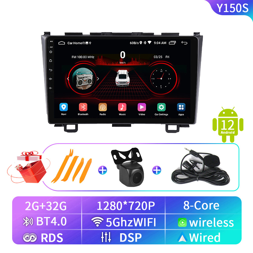 For Cross-Border Applications Honda CR-V 2007-2011 Wireless CarPlay Large Screen Android Car GPS Navigation