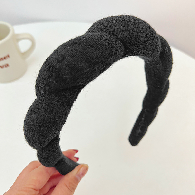 Amazon Cross-Border Fashion Water Ripple Headband Sponge Headband Spa Hair Tie Fluffy Hair Accessories Face Wash Headband R617