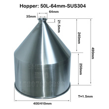 膏体灌装机料斗 不锈钢料斗SS304 30L 50L 23L 广东灌装机械 现货