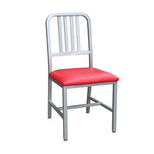 工厂批发定制海军椅金属餐椅中式餐椅中餐厅酒店铁艺椅出口品质