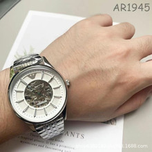 阿运动玛尼全自动机械男款钢带手表镂空商务男表时尚批发AR1945