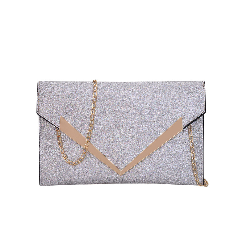 Women's Bag New Korean Style Women's Handbag Sequined Envelope Package Shoulder Crossbody Women's Bag Fashion Elegant Clutch Women's