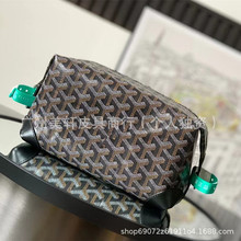 goyard Boeing25洗漱包 狗牙手拿包Y家字母印花经典老花化妆包女