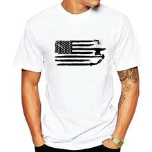 亚马逊独立站跨境外贸男士3D数码印花t恤男装体恤衫美国独立日T恤