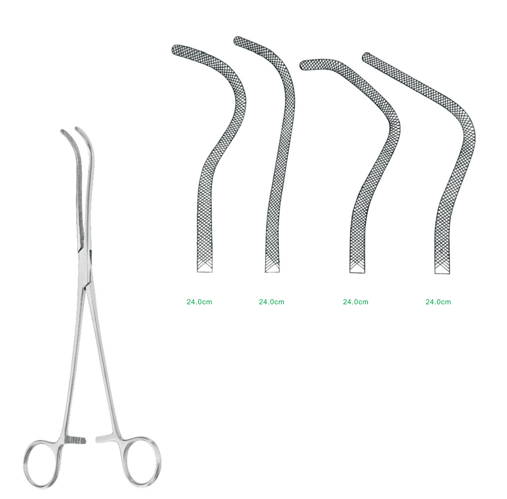 供应血管游离钳 胸腔心血管手术器械 心耳钳 主动脉侧壁钳 阻断钳