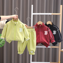 童装男童春装套装2024新款洋气宝宝秋季衣服婴儿童休闲两件套潮衣