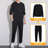 new pattern leisure time motion suit man 2023 Spring and autumn season Trend T-shirts Sweater collocation a set Men's spring clothes