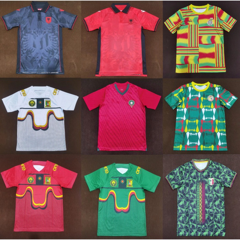 喀麦隆m里塞内加尔摩l哥非洲杯球衣阿尔巴尼亚足球球衣一件代发