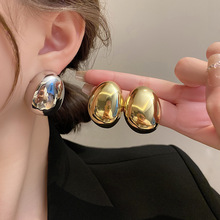 轻奢法式银针夸张耳环女2023新款爆款小众设计耳钉高级感气质耳坠