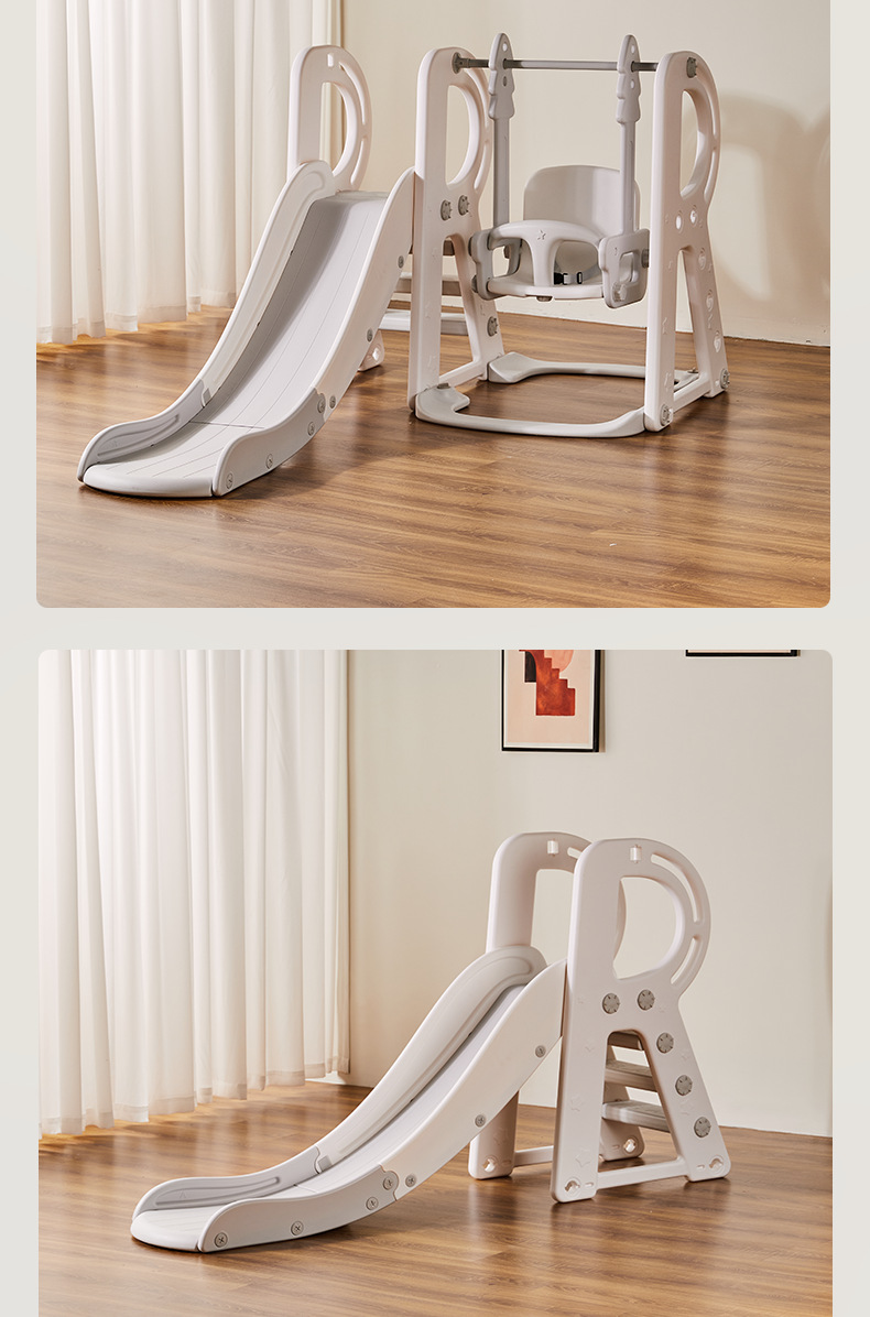 babypods儿童加长大号滑梯中小型家用婴儿滑滑梯宝宝滑梯秋千组合
