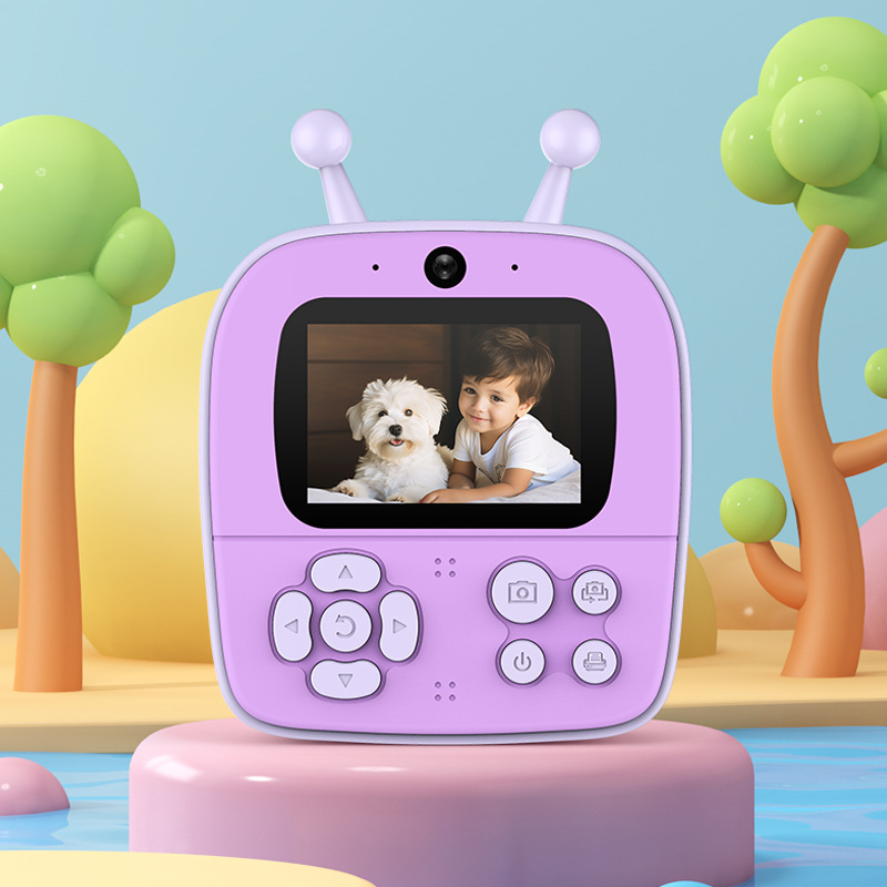 New Q5 Polaroid Children's Camera Printable Hd Dual Camera Comes with Beauty 2.4 Screen with Lanyard Wholesale