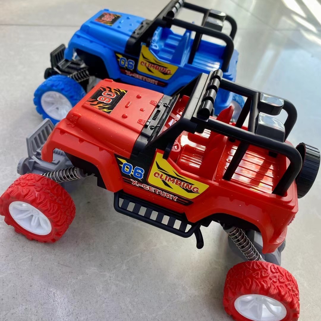 儿童惯性回力四驱越野车玩具小汽车超耐摔攀爬车3女宝宝男孩4-5岁