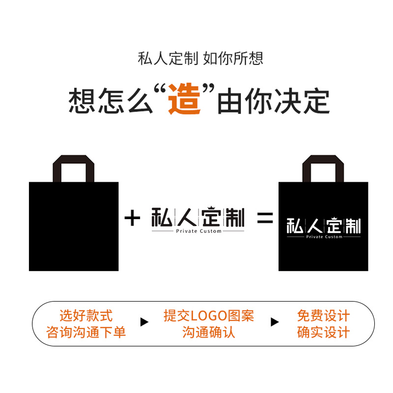 Factory Non-Woven Fabric Tote Bag Customized Film Non-Woven Fabric Customized Reusable Shopping Bags Customized Printed Logo Customized