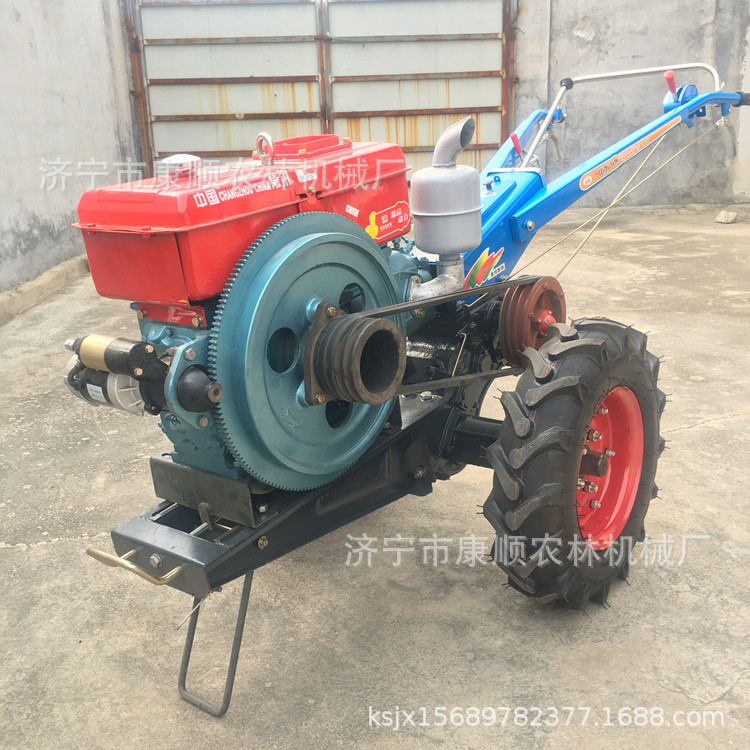 水冷柴油手扶拖拉机 湖南12马力旋耕机 青岛柴油旋耕开沟机价格