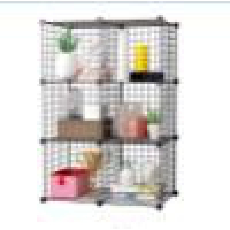 Living Room Home Paint Iron Net Assembly Iron Net Rack Factory Direct Sales Set Storage Cabinet Flower Rack Bookshelf Iron Net Pieces