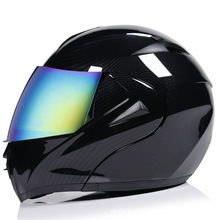VIRTUE跨境电动头盔 DOT双镜片揭面盔全覆式机车全盔跑盔酷