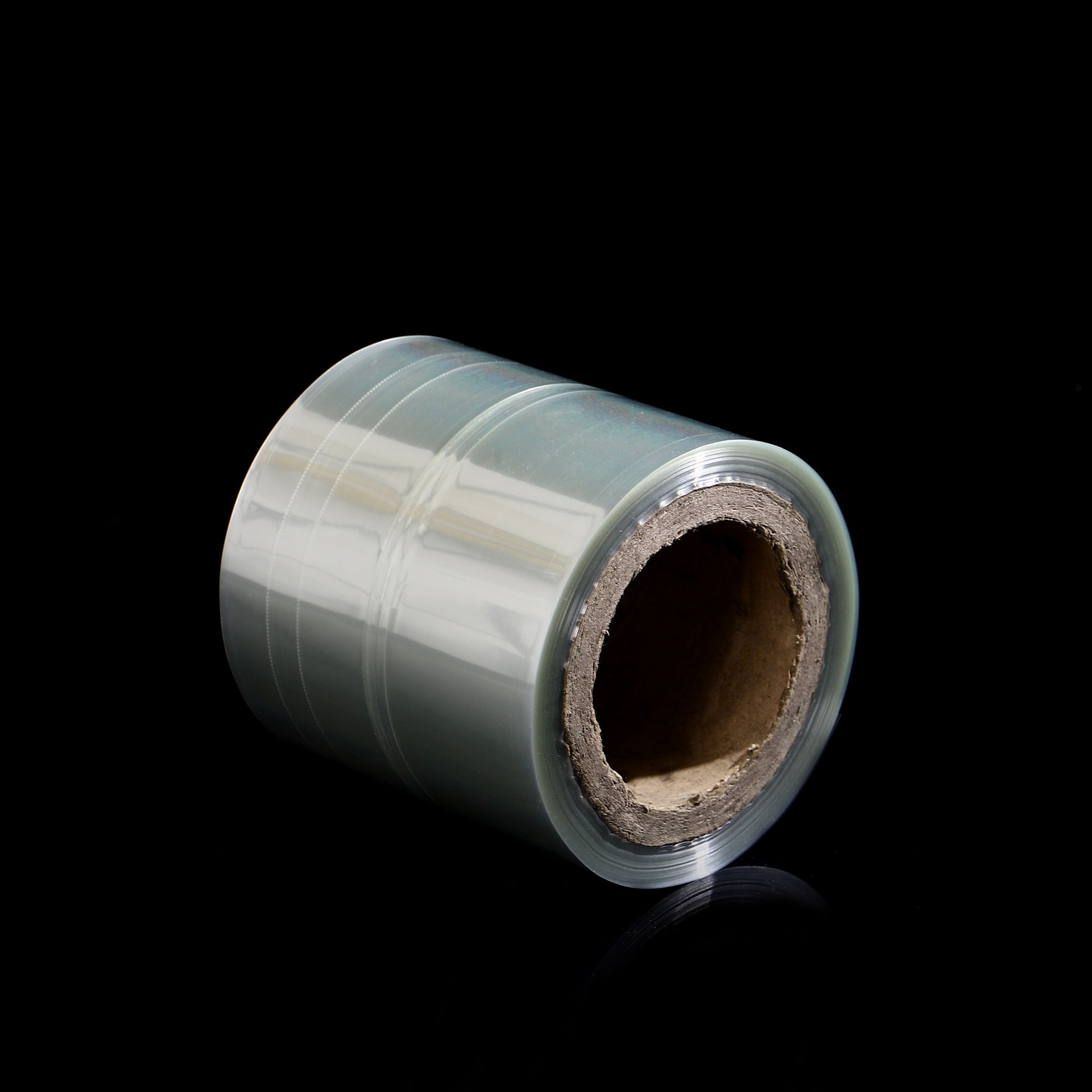 现货pet热收缩膜 日用品饮料瓶包装收缩袋 食品透明塑料膜印logo