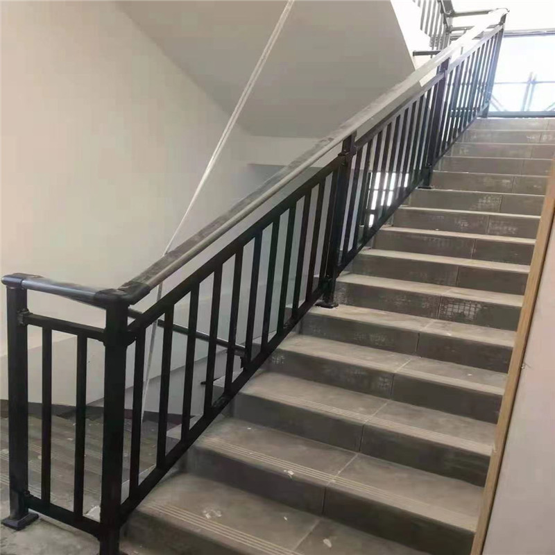 楼梯扶手锌钢铝合金不锈钢铁艺小区别墅学校住宅区楼梯扶手