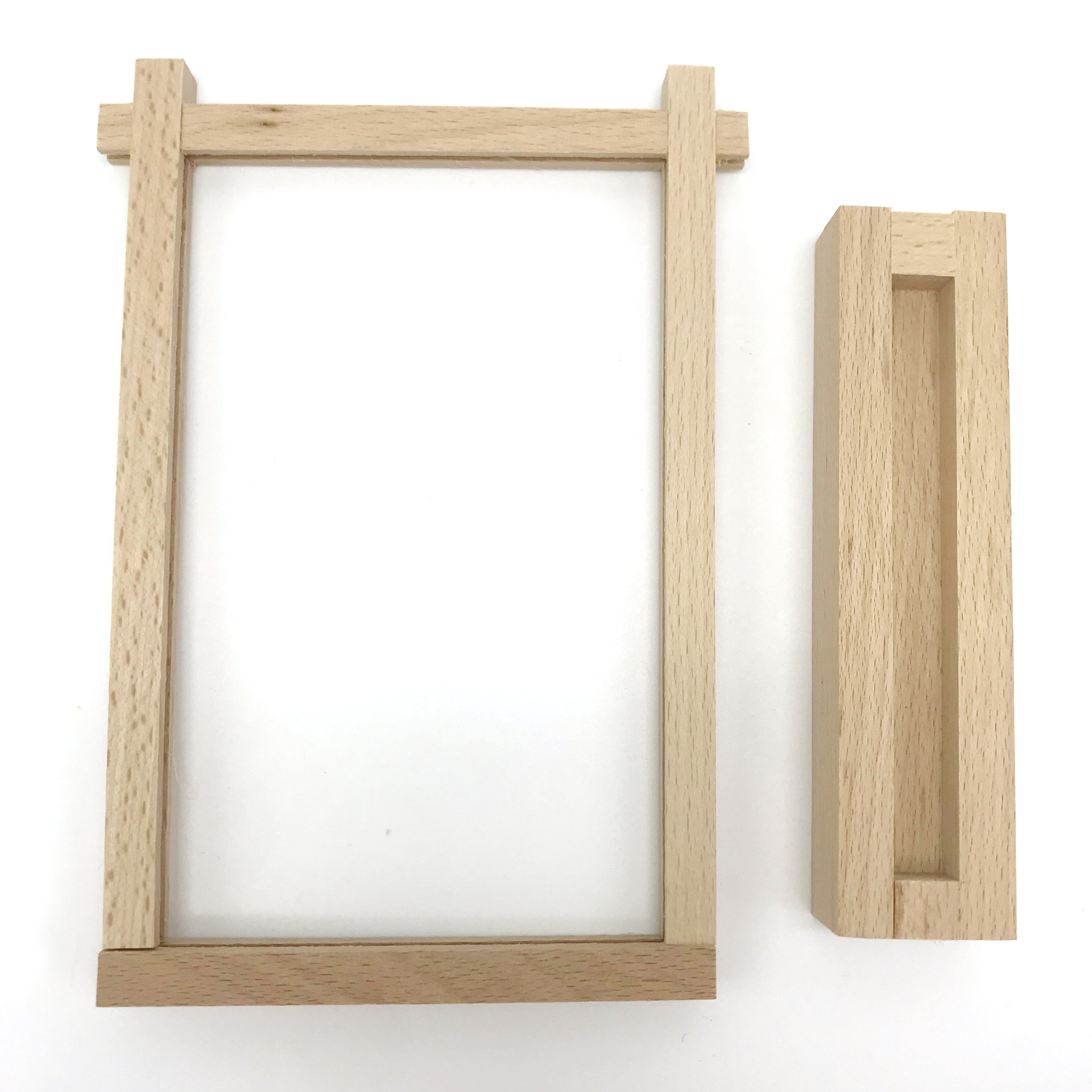 定制木质相框底座 餐牌 菜单酒水牌展示牌木底座