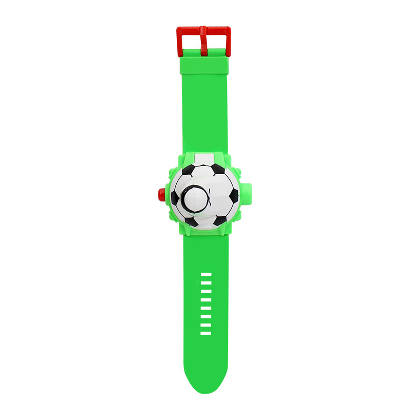 Wholesale and Retail Summer New World Cup Football Children's Projection Watch Boys and Girls Flip Design Electronic Watch