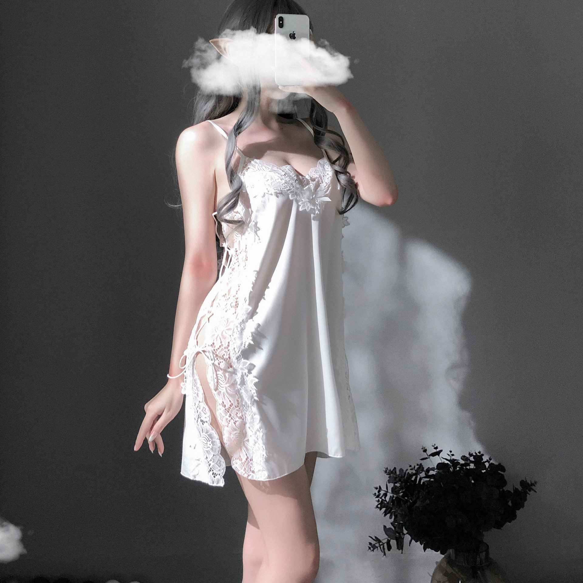 情趣内衣维密性感睡衣性感诱惑大码系带睡裙多色一件代发-阿里巴巴