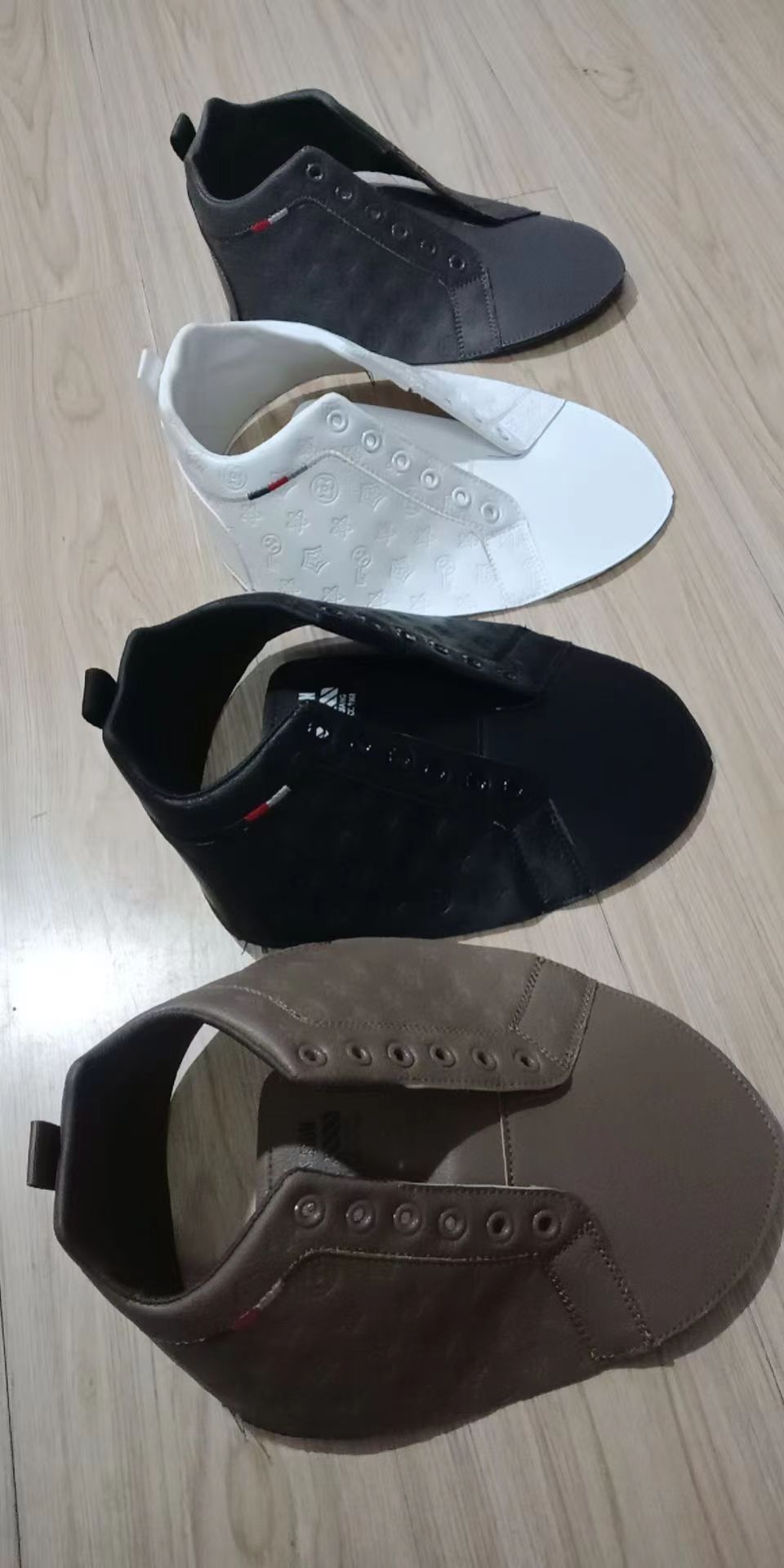 厂家定直销休闲运动鞋鞋面板鞋跑鞋鞋帮超纤面高档鞋包出口半成品