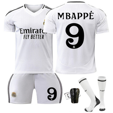 【源头工厂】25皇马球衣主客场足球服姆巴佩贝林厄姆儿童训练套装