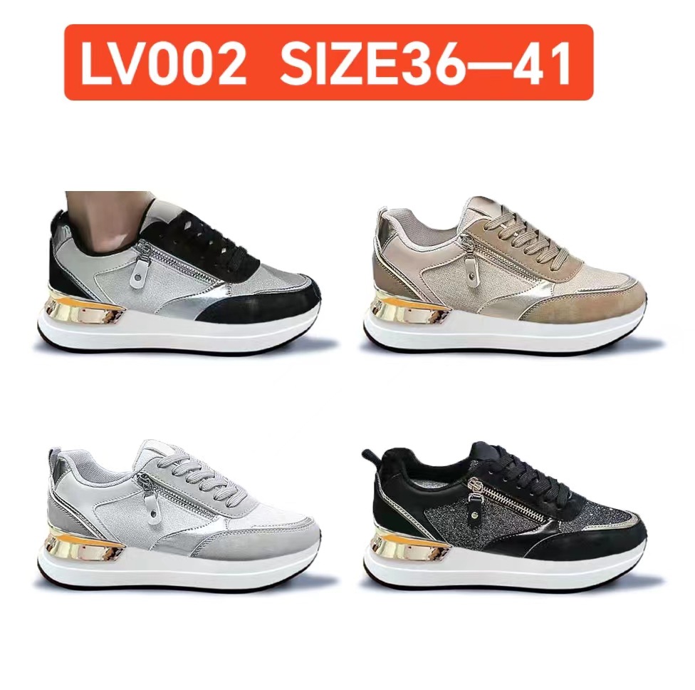 2024年新款平底运动鞋休闲潮流女鞋外贸爆款lv002-阿里巴巴