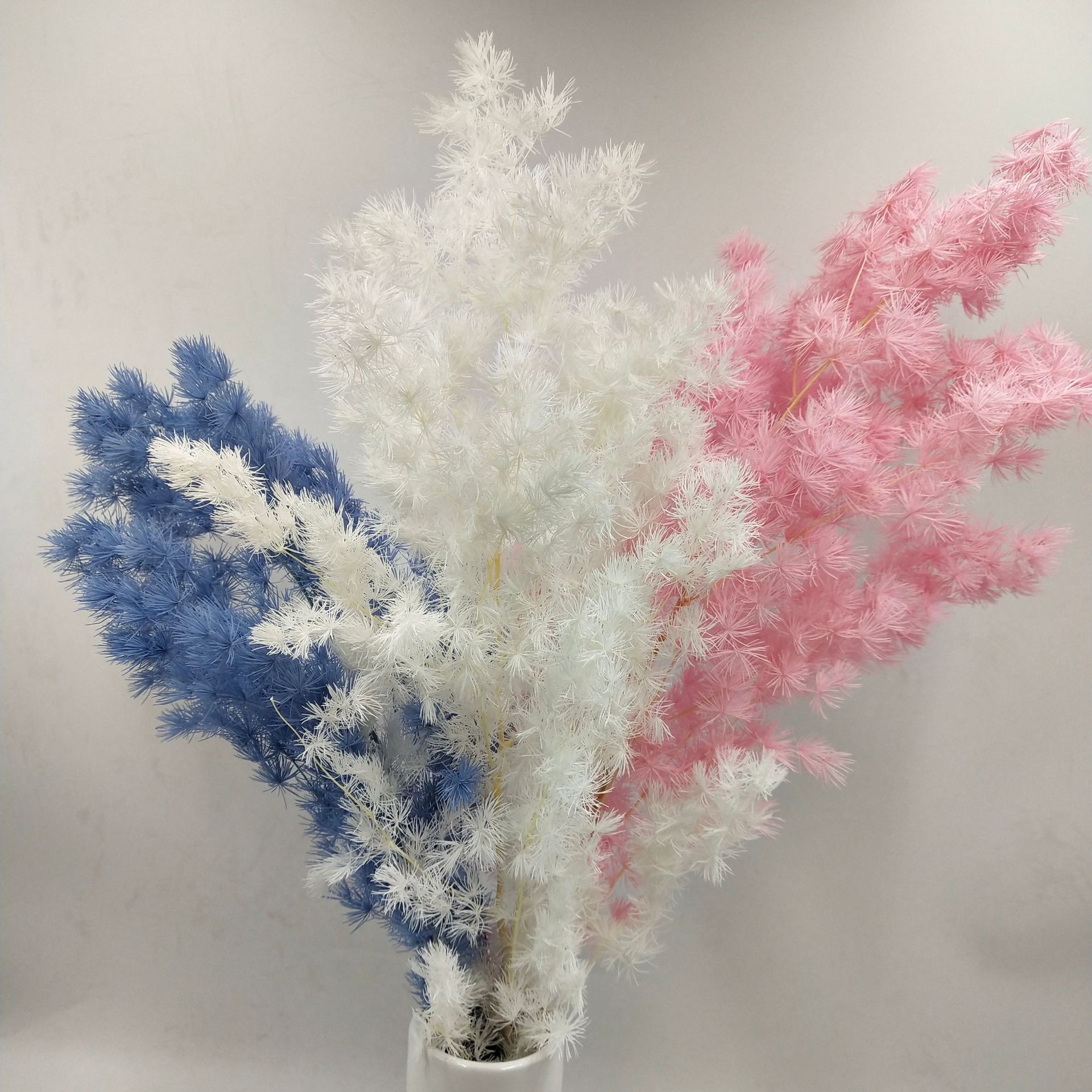 蓬莱松永生花礼盒玻璃罩diy干花材料雪松浮游香薰干花花材批发