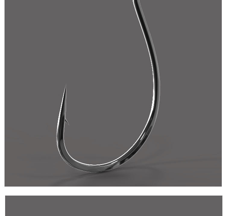 倒钓钩路亚8003鱼钩wacky钓组软虫软饵钩有刺细条鳜鲈鱼散装鱼钩
