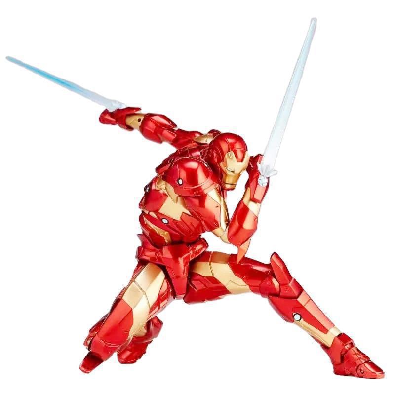 贼好玩 山口式钢铁侠手办 mk37血边战甲 可动人偶 模型盒装手办