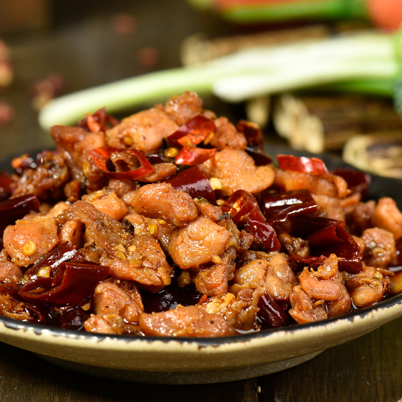 四川自贡特产冷吃兔200g装麻辣兔丁香辣兔肉五香兔肉即食熟食小吃